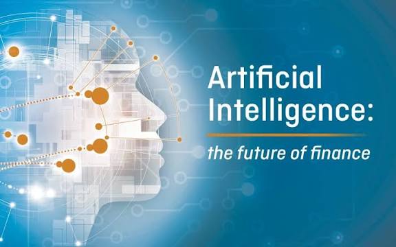 Illustration showing relationship between AI and finance